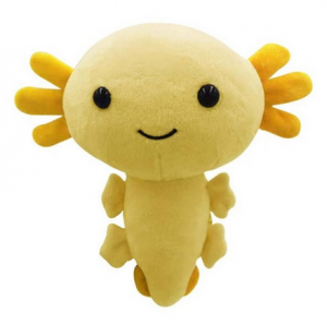 Плюшевая игрушка Аксолотль, 20 см, желтая